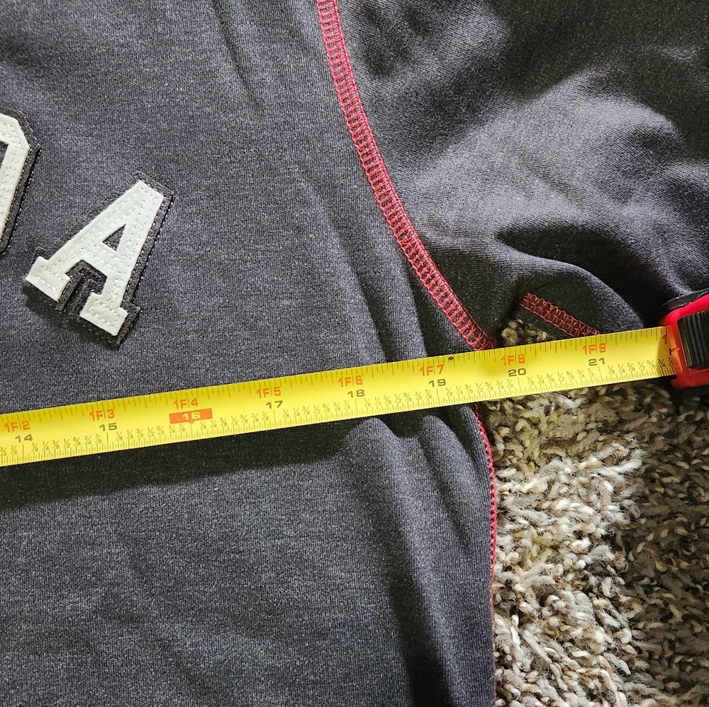 Gray Canada Sweatshirt with Red Stitching - Picture 8 of 8